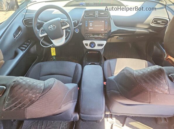 JTDKARFP3K3115384 2019 TOYOTA PRIUS Silver Vista del salpicadero