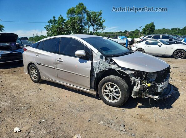 JTDKARFP3K3115384 2019 TOYOTA PRIUS Silver Delantero derecho