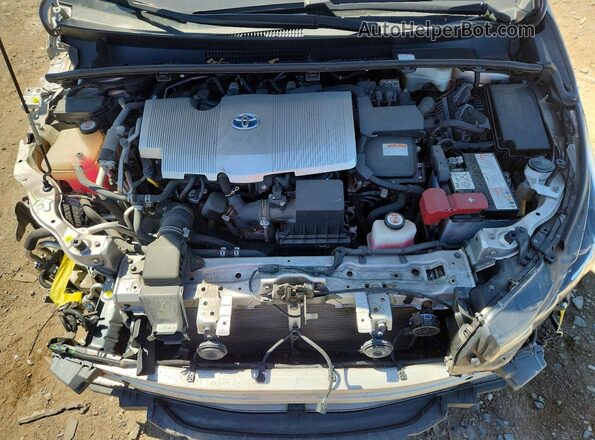 JTDKARFP3K3115384 2019 TOYOTA PRIUS Silver Vista interior trasera
