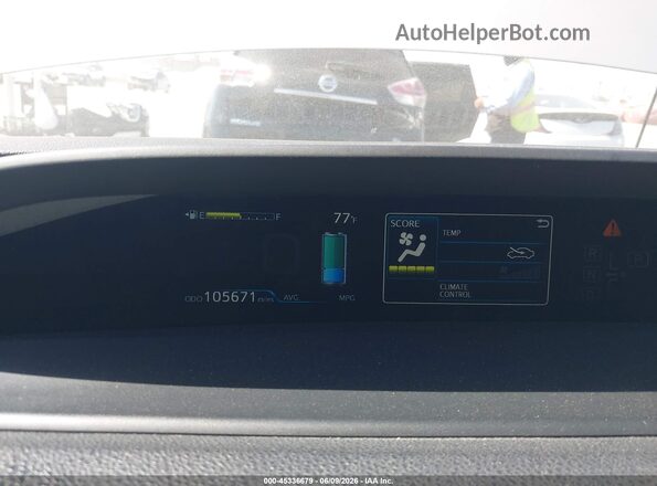 JTDKARFP3L3127634 2020 TOYOTA PRIUS PRIME Silver Widok tylnych siedzeń
