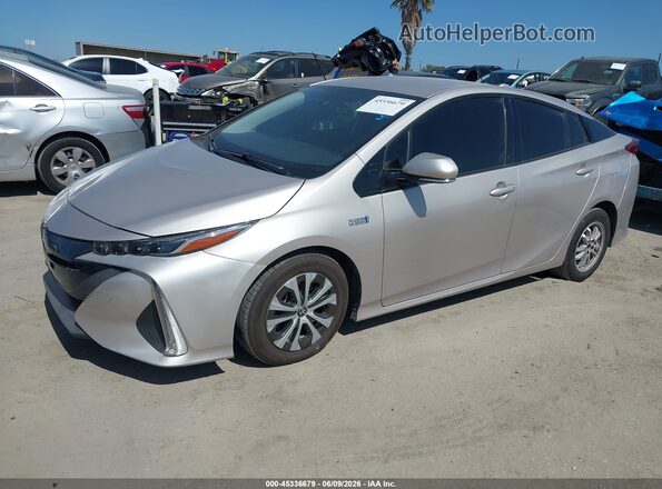 JTDKARFP3L3127634 2020 TOYOTA PRIUS PRIME Silver Przód lewy
