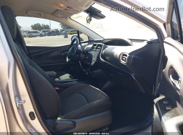 JTDKARFP3L3127634 2020 TOYOTA PRIUS PRIME Silver Widok wnętrza z przodu