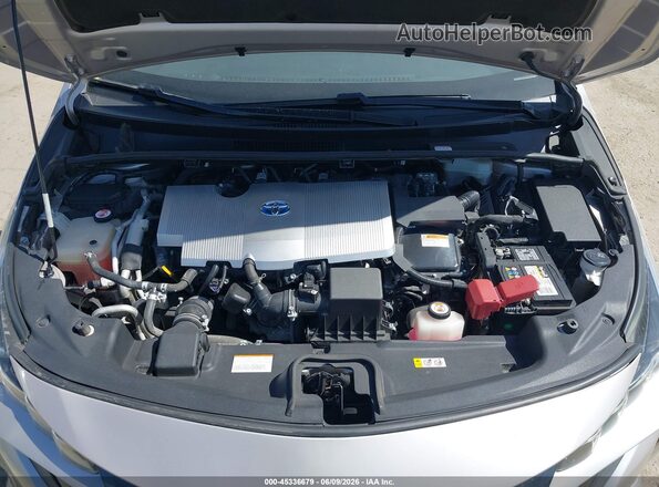 JTDKARFP3L3127634 2020 TOYOTA PRIUS PRIME Silver Widok z tyłu