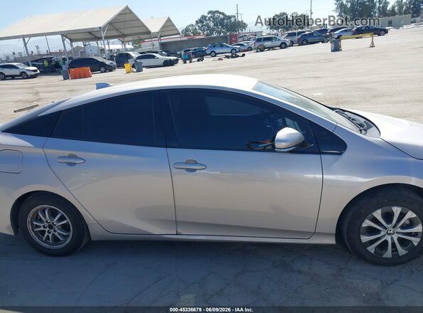 JTDKARFP3L3127634 2020 TOYOTA PRIUS PRIME Silver Widok wnętrza z tyłu