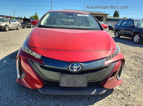 JTDKARFP4H3030286 2017 TOYOTA PRIUS Red წინა ხედი