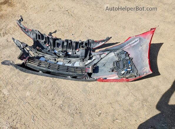 JTDKARFP4L3133281 2020 TOYOTA PRIUS Red ძრავის განყოფილების ხედი