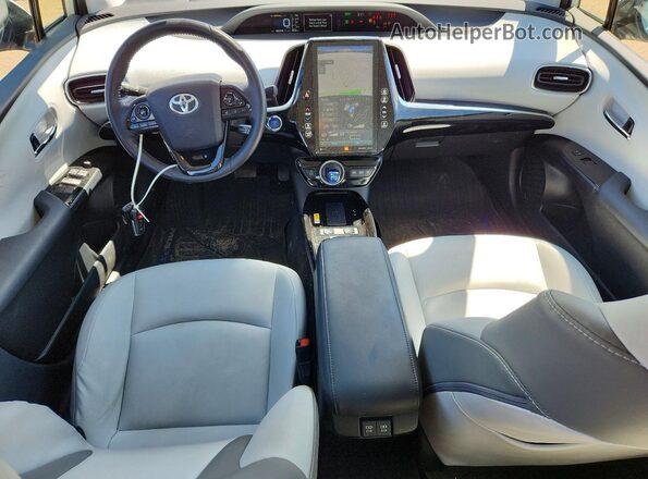 JTDKARFP4L3138237 2020 TOYOTA PRIUS White Առջևի վահանակի տեսք