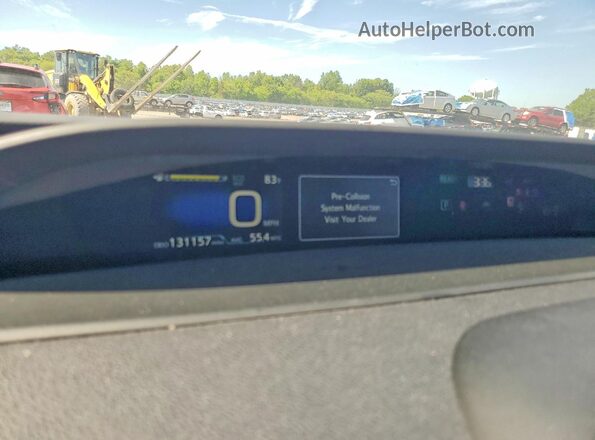 JTDKARFP4L3158939 2020 TOYOTA PRIUS Charcoal Instrument cluster view