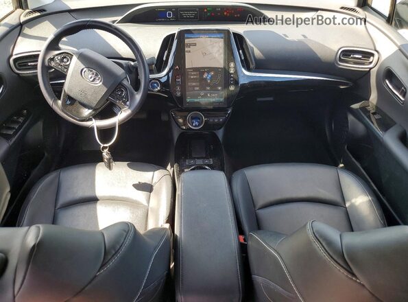 JTDKARFP4L3158939 2020 TOYOTA PRIUS Charcoal Dashboard view