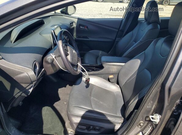 JTDKARFP4L3158939 2020 TOYOTA PRIUS Charcoal Front interior view