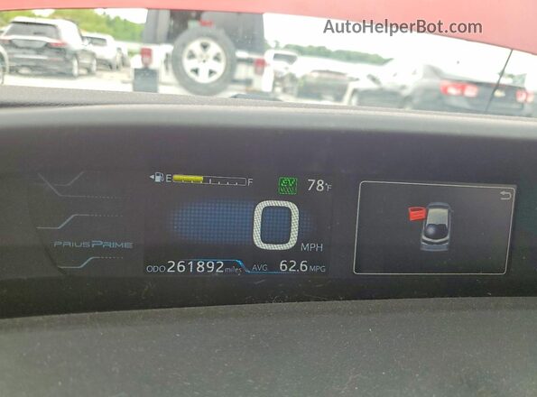 JTDKARFP5H3015277 2017 TOYOTA PRIUS Red 