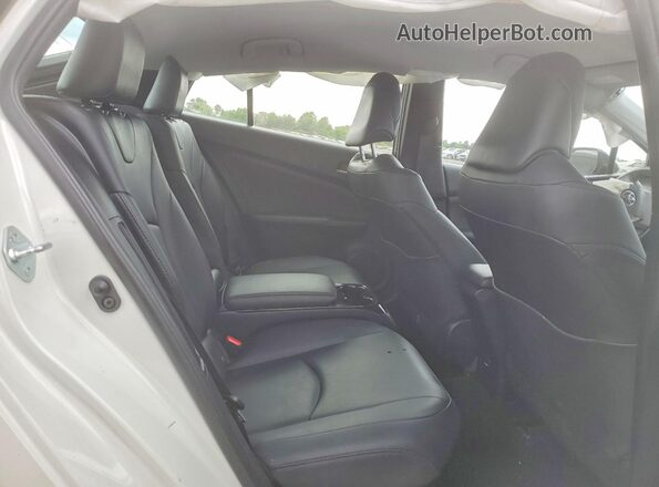 JTDKARFP8K3107183 2019 TOYOTA PRIUS White უკანა სავარძლების ხედი