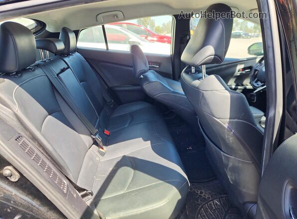 JTDKARFP8L3147104 2020 TOYOTA PRIUS Black Rear seats view
