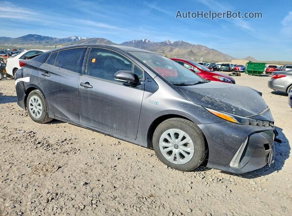 JTDKARFPXH3049604 2017 TOYOTA PRIUS Gray Передня права чверть