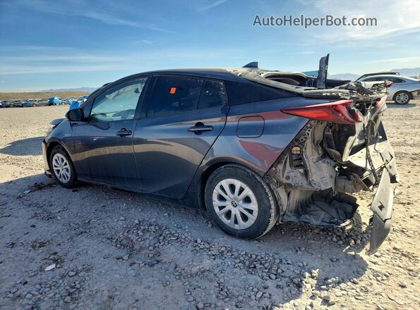 JTDKARFPXH3049604 2017 TOYOTA PRIUS Gray Задня ліва чверть
