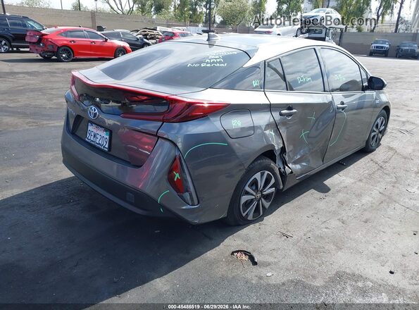 JTDKARFPXJ3081197 2018 TOYOTA PRIUS PRIME Gray Tył prawy