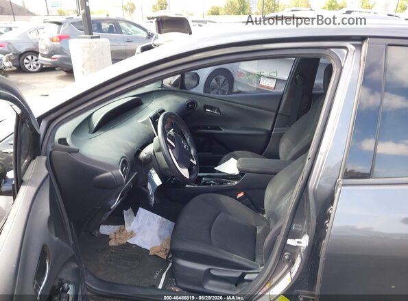 JTDKARFPXJ3081197 2018 TOYOTA PRIUS PRIME Gray Widok wnętrza z przodu