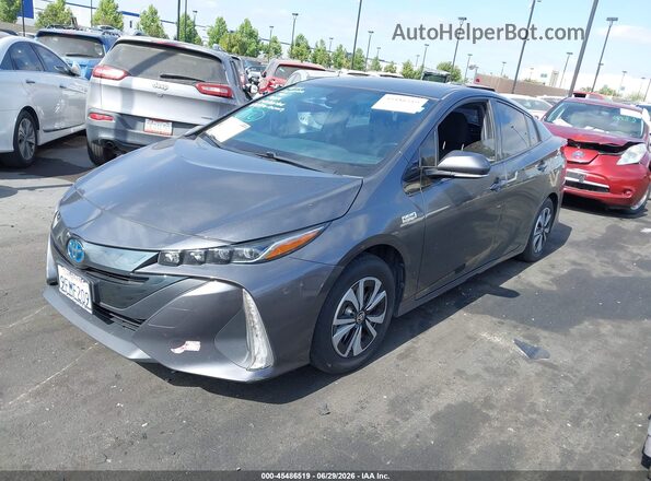JTDKARFPXJ3081197 2018 TOYOTA PRIUS PRIME Gray Przód lewy