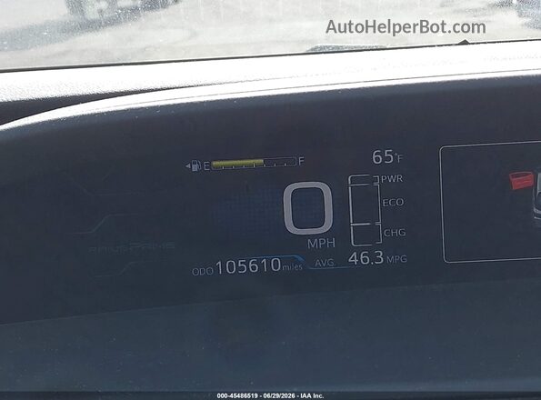 JTDKARFPXJ3081197 2018 TOYOTA PRIUS PRIME Gray 