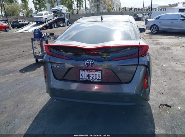 JTDKARFPXJ3081197 2018 TOYOTA PRIUS PRIME Gray 