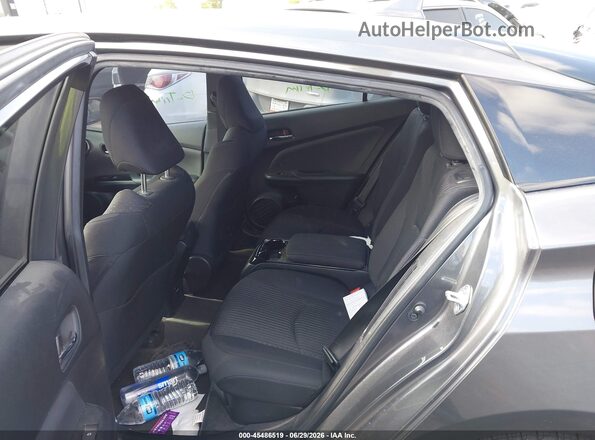 JTDKARFPXJ3081197 2018 TOYOTA PRIUS PRIME Gray Widok naklejki z numerem VIN