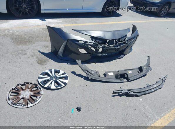 JTDKARFPXJ3089767 2018 TOYOTA PRIUS PRIME Gray Widok zestawu wskaźników