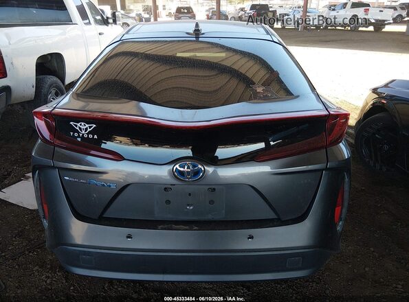 JTDKARFPXJ3098596 2018 TOYOTA PRIUS PRIME Gray 