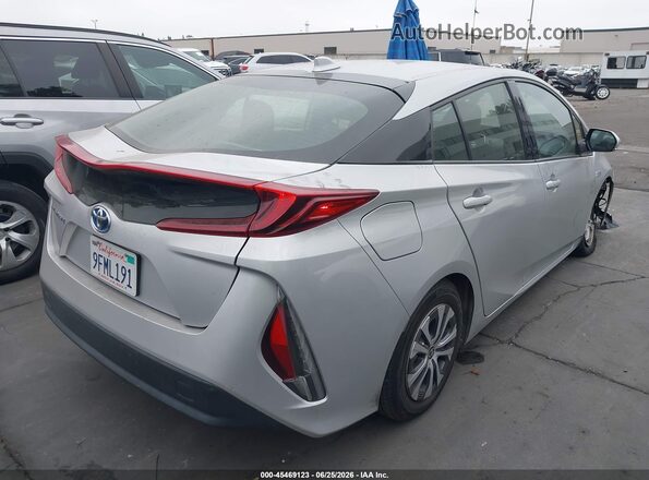 JTDKARFPXL3154166 2020 TOYOTA PRIUS PRIME Серебряный Задняя правая четверть