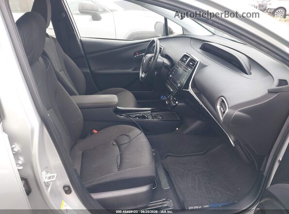 JTDKARFPXL3154166 2020 TOYOTA PRIUS PRIME Серебряный Вид салона спереди