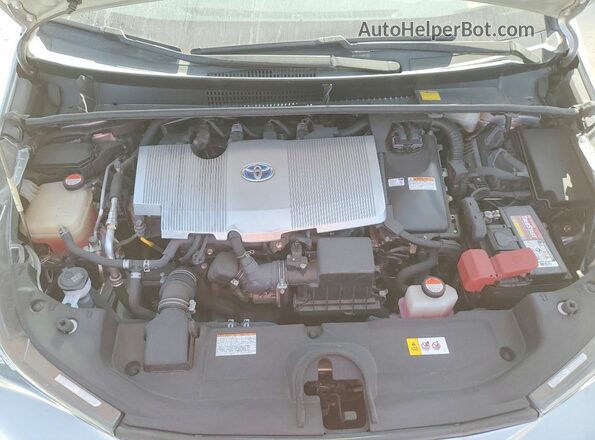JTDKARFU0G3516372 2016 TOYOTA PRIUS Silver Rear interior view