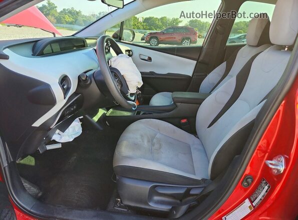JTDKARFU0K3089879 2019 TOYOTA PRIUS Red Սալոնի դիմացի տեսք
