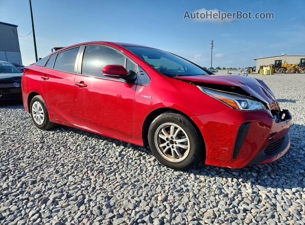 JTDKARFU0K3089879 2019 TOYOTA PRIUS Red Առջևի աջ