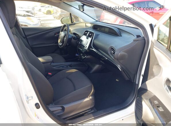 JTDKARFU1L3115486 2020 TOYOTA PRIUS White Front interior view