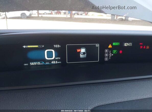 JTDKARFU2G3003155 2016 TOYOTA PRIUS Черный Вид задних сидений