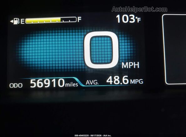 JTDKARFU2G3003155 2016 TOYOTA PRIUS Черный 