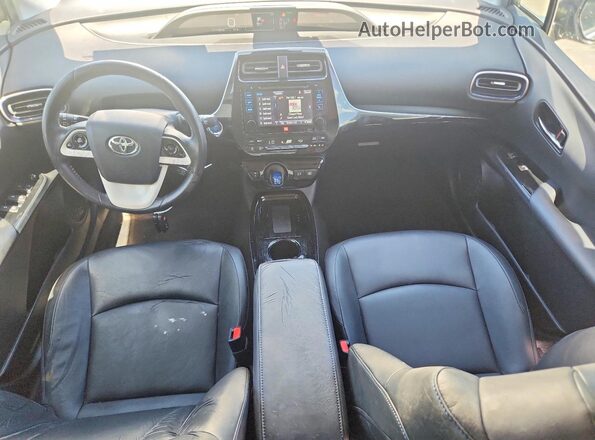 JTDKARFU2H3036741 2017 TOYOTA PRIUS Silver Widok deski rozdzielczej