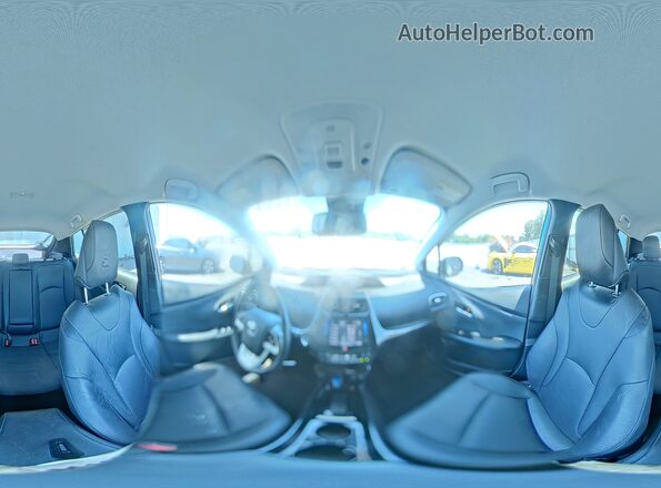 JTDKARFU2H3036741 2017 TOYOTA PRIUS Silver Widok naklejki z numerem VIN
