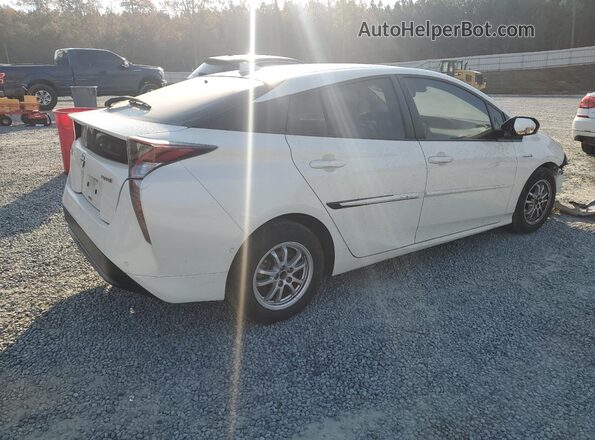 JTDKARFU2H3042796 2017 TOYOTA PRIUS Белый Задняя правая четверть