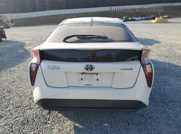 JTDKARFU2H3042796 2017 TOYOTA PRIUS Белый Вид сзади