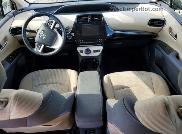 JTDKARFU2H3044970 2017 TOYOTA PRIUS White Առջևի վահանակի տեսք