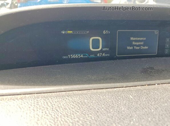 JTDKARFU2H3047948 2017 TOYOTA PRIUS Серебряный 