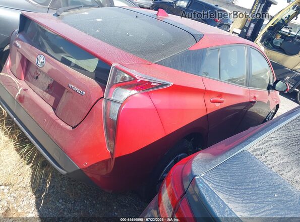JTDKARFU2J3549316 2018 TOYOTA PRIUS Red უკანა მარჯვენა