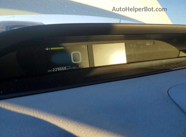 JTDKARFU3G3510985 2016 TOYOTA PRIUS White Vista del cuadro de instrumentos
