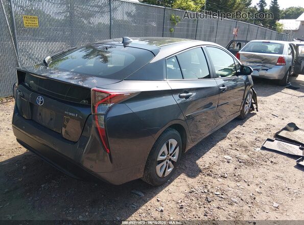 JTDKARFU3J3057975 2018 TOYOTA PRIUS Gray Հետևի աջ