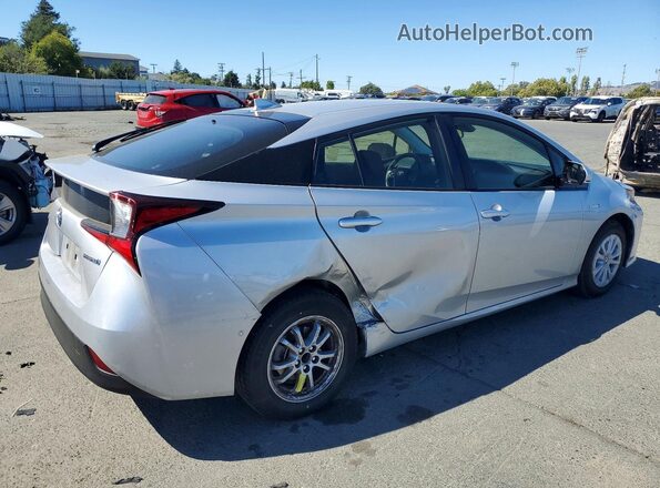 JTDKARFU3K3075944 2019 TOYOTA PRIUS Silver Tył prawy