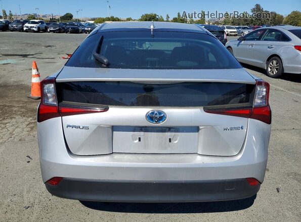 JTDKARFU3K3075944 2019 TOYOTA PRIUS Silver Widok z tyłu