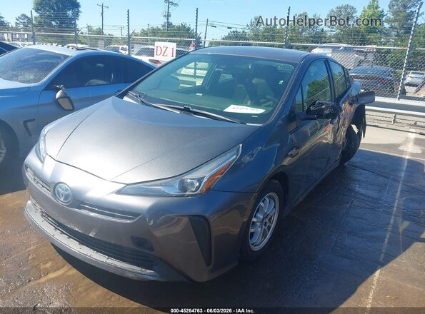 JTDKARFU3L3119054 2020 TOYOTA PRIUS Gray Vista tres cuartos delantera izquierda