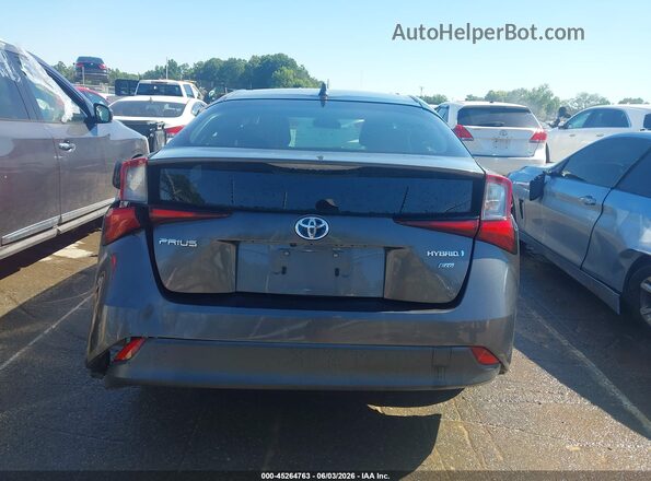 JTDKARFU3L3119054 2020 TOYOTA PRIUS Gray 