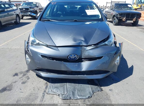 JTDKARFU4J3059475 2018 TOYOTA PRIUS Gray Vista frontal