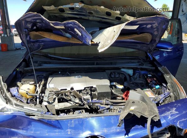 JTDKARFU4J3547647 2018 TOYOTA PRIUS Blue Rear interior view